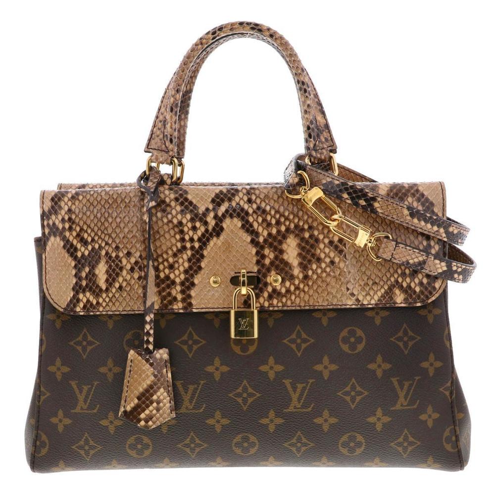 Louis Vuitton Venus Handbag Monogram Python Brown - image 1